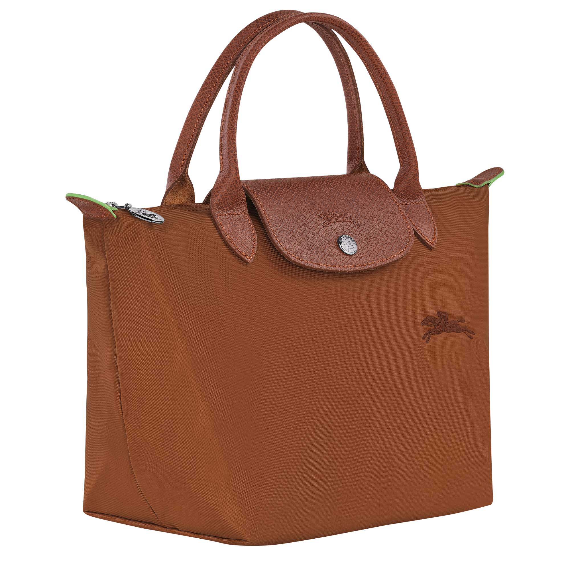 Le Pliage Green Handbag S, Cognac