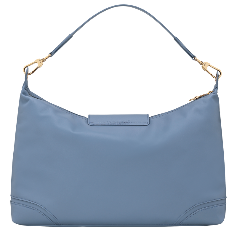 Mala de ombro XL Le Pliage Xtra , Pele - Ardosia  - Vista 4 de  5