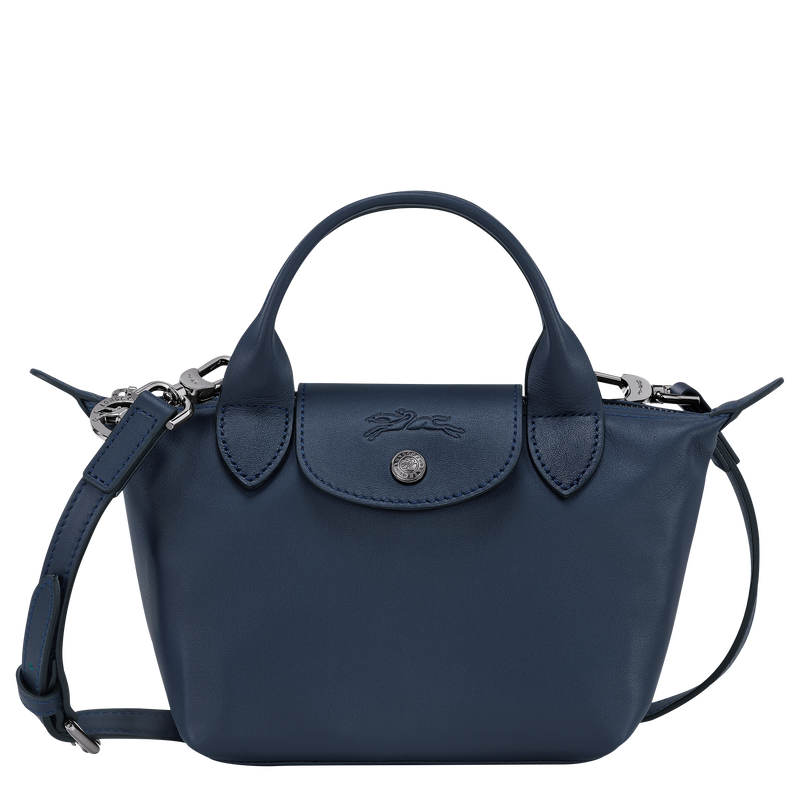 Le Pliage Xtra XS Handbag , Navy - Leather  - View 1 of  6