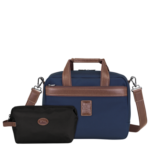 Boxford S Travel bag , Blue - Recycled canvas - View 6 of  6