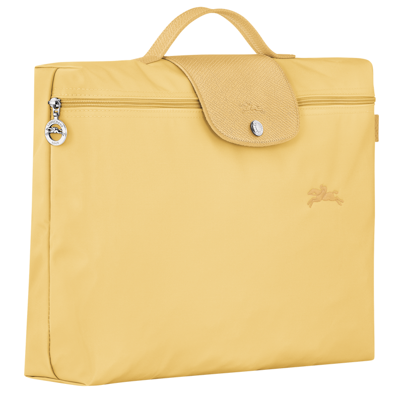 Le Pliage Green S Briefcase , Wheat - Recycled canvas  - View 2 of 5