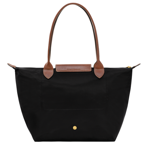 Le Pliage Original M Tote bag , Black - Recycled canvas - View 4 of 6