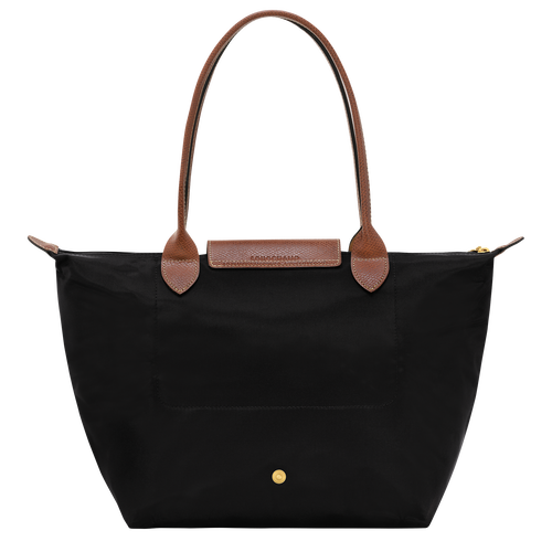 Le Pliage Original M Tote bag , Black - Recycled canvas - View 4 of  5