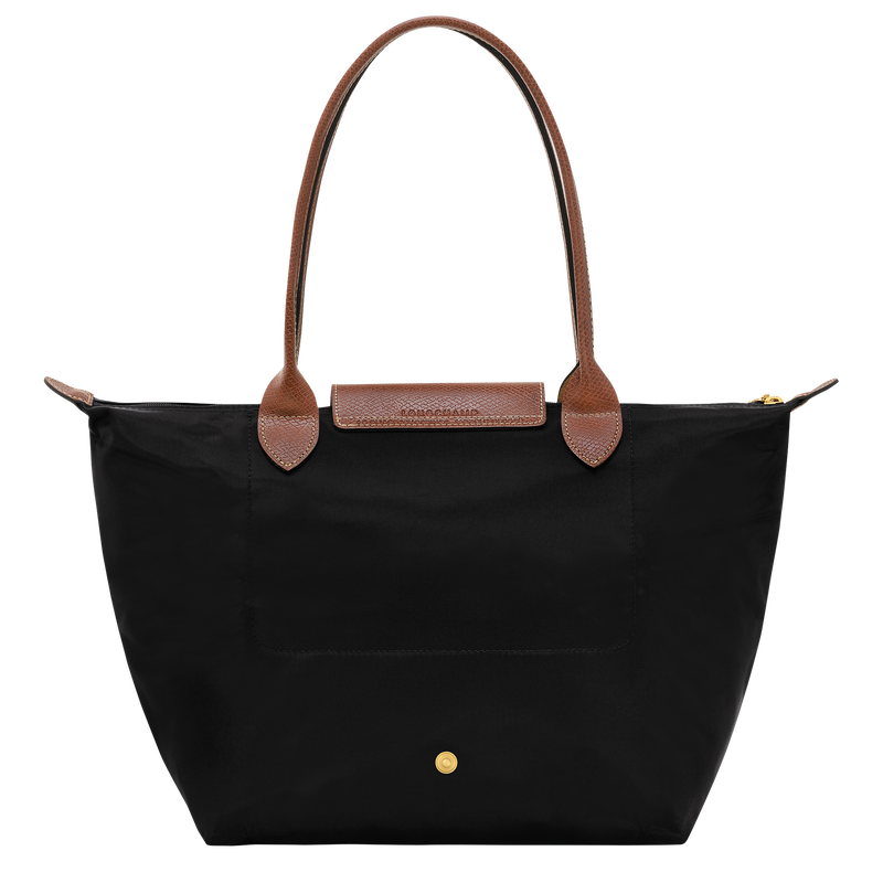 Le Pliage Original M Tote bag , Black - Recycled canvas  - View 4 of 5