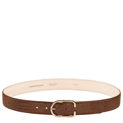 Archive Ladies' belt , Chocolate - Leather