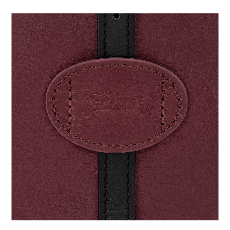 Le Slouchy S Crossbody bag , Pomegranate - Leather  - View 5 of  5