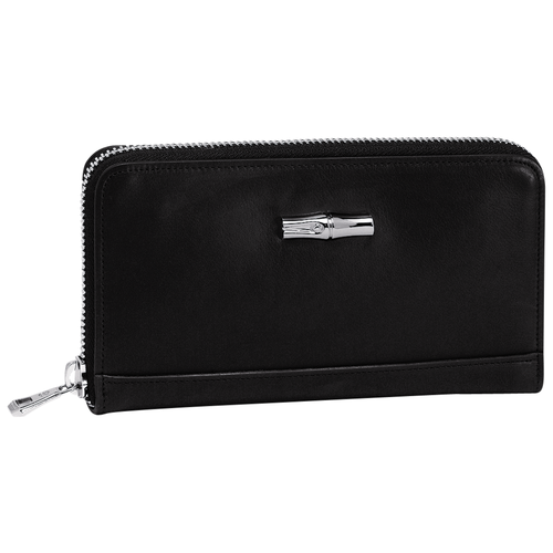 Portefeuille zippé, 001 Noir Portefeuille zippé, 001 Noir, hi-res