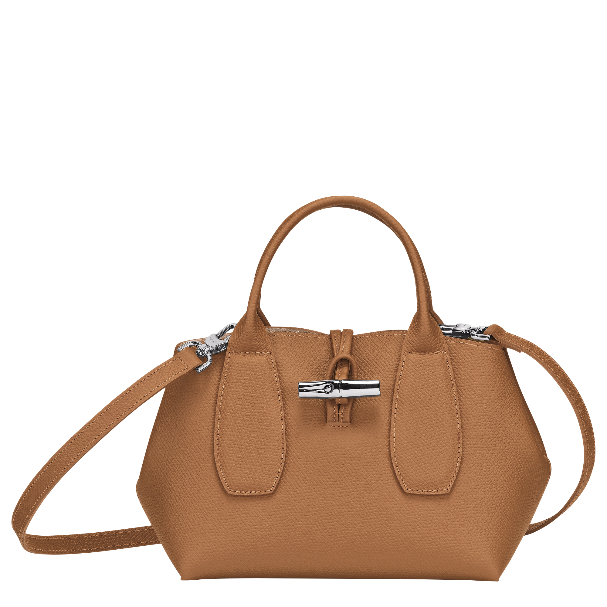 longchamps roseau small leather tote