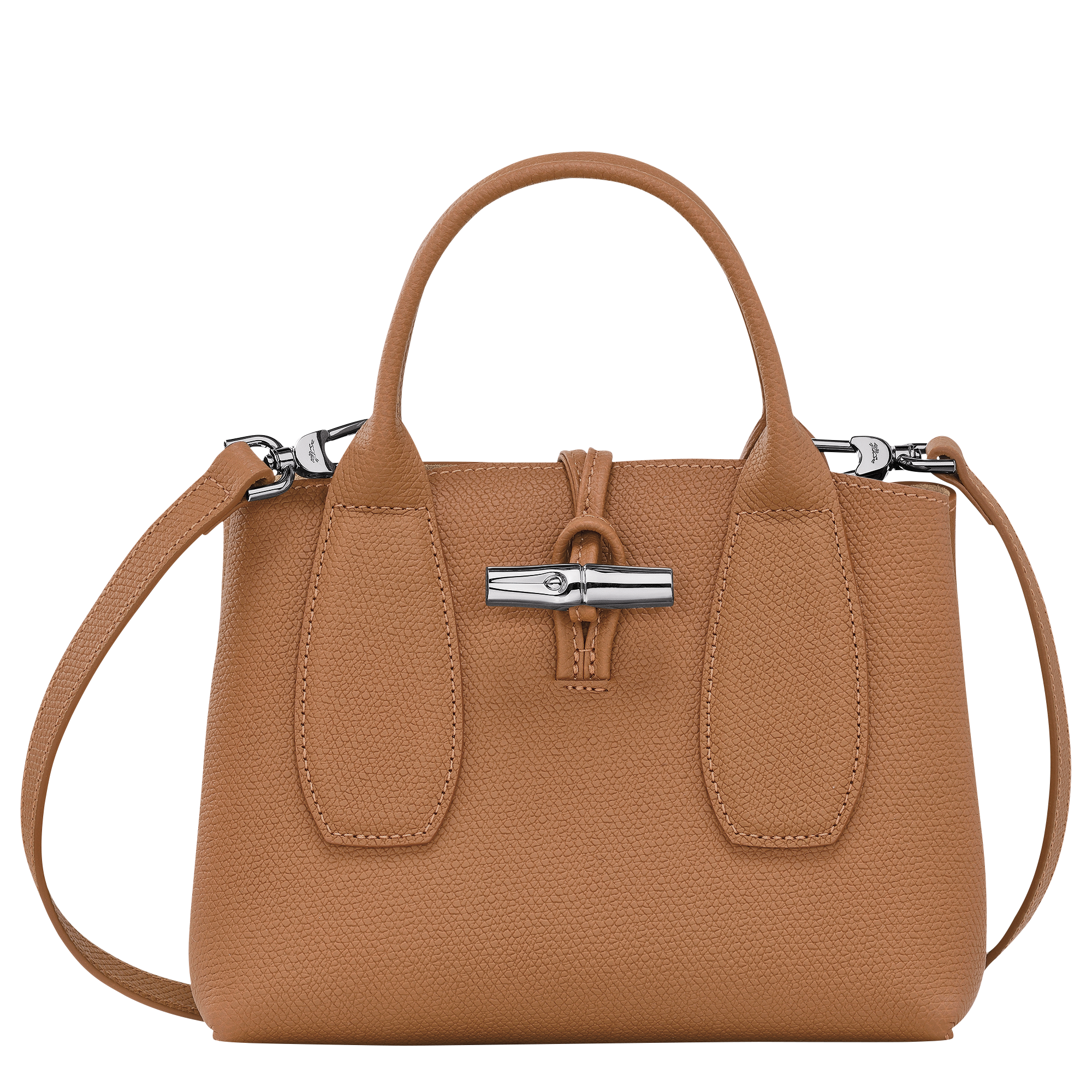 longchamps roseau small leather tote