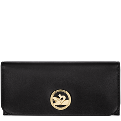 Box-Trot Continental wallet , Black - Leather