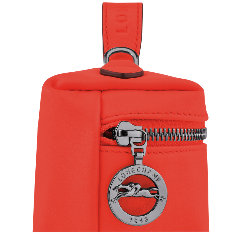Umhängetasche XS Le Pliage Xtra , Leder - Orange  - Ansicht 5 von 5