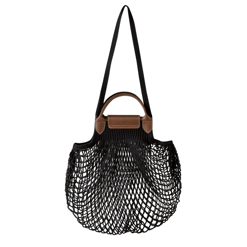 Le Pliage Filet L Mesh bag , Black - Canvas  - View 4 of  6