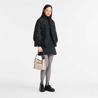 Longchamp 3D 斜背袋 S , 土褐色 - 皮革