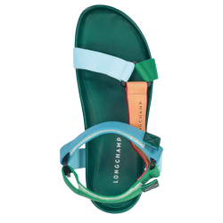 Collezione primavera-estate 2023 Sandali bassi,  Verde Scuro