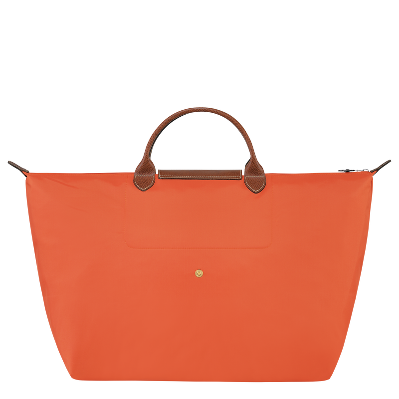 Reisetasche S Le Pliage Original , Recyceltes Canvas - Orange  - Ansicht 4 von 7