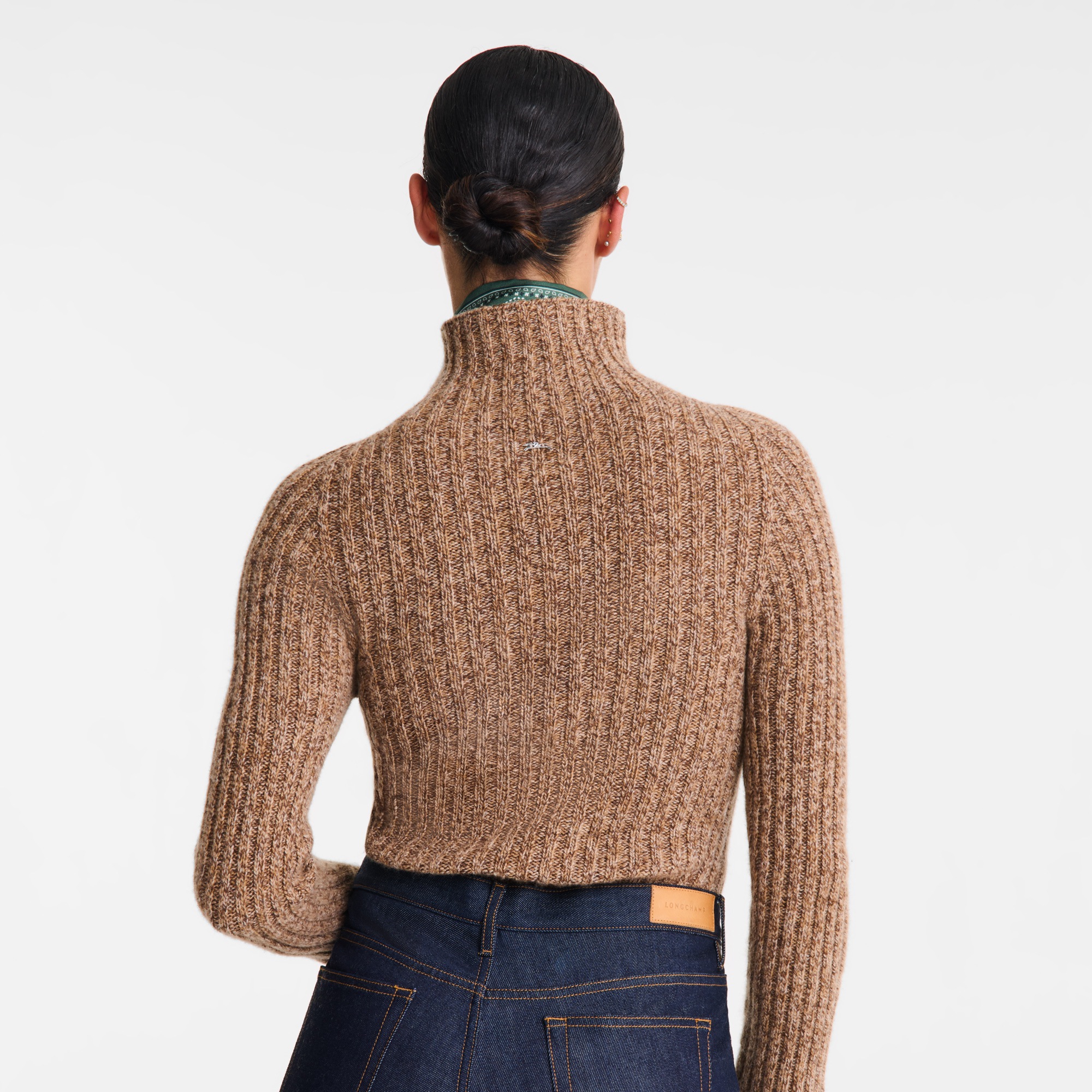 Pullover mit hohem Kragen, Schokobraun - Ansicht 3 von
5 - Zoom vergrößern null Pullover mit hohem Kragen, Schokobraun