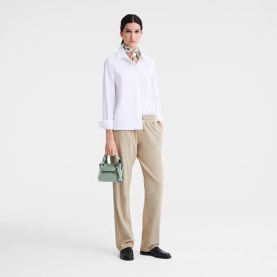 Longchamp 3D Handtasche XS, Eisenkraut