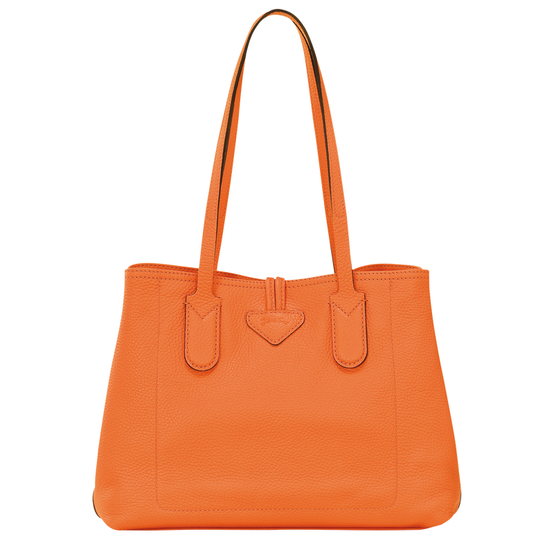 Roseau Essential M Tote bag , Orange - Leather  - View 4 of 4