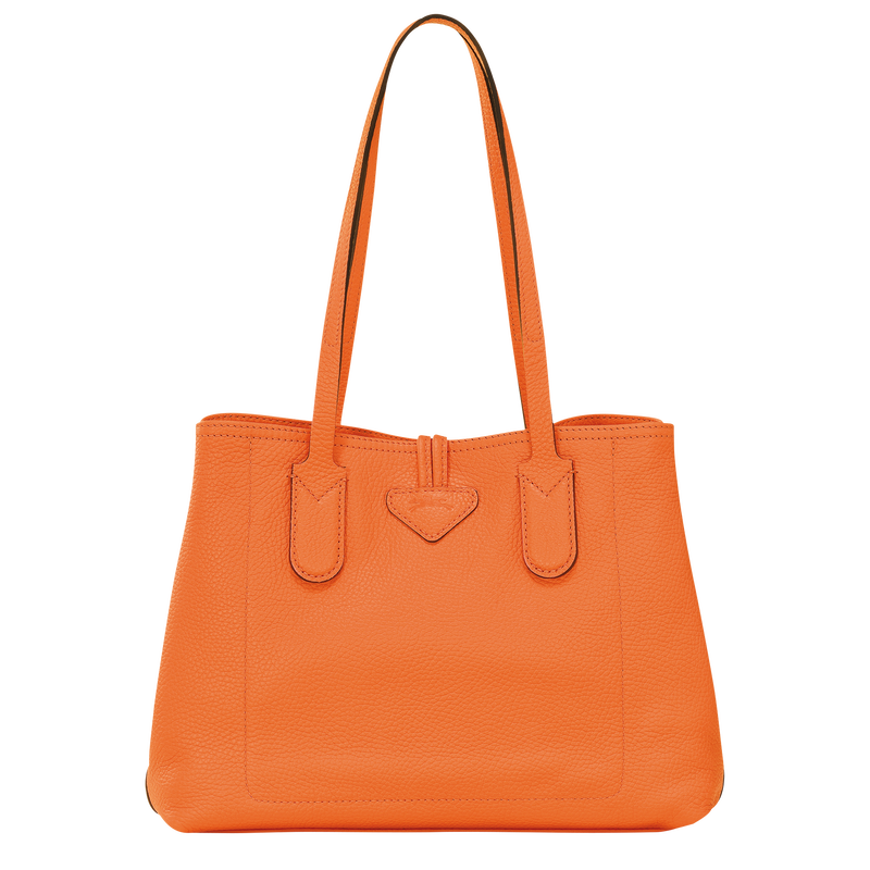 Roseau Essential M Tote bag , Orange - Leather  - View 4 of 4