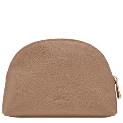 Le Foulonné Pouch , Biscuit - Leather