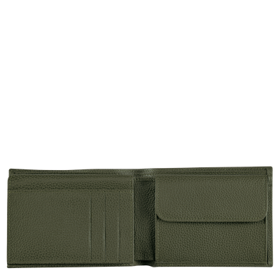 Le Foulonné Wallet, Khaki