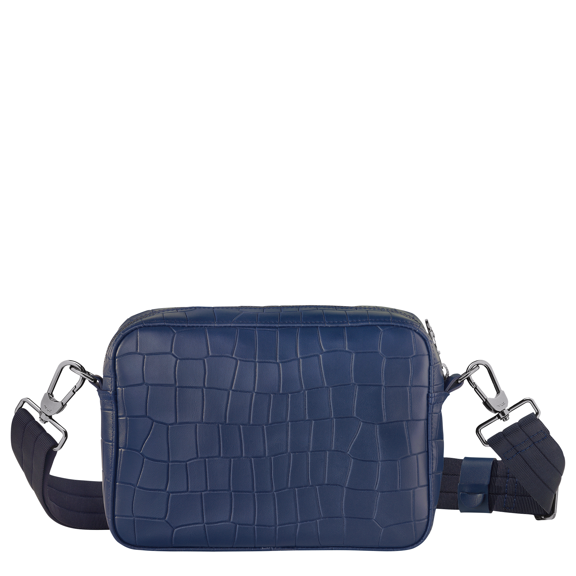 Bolso bandolera Croco Block Azul marino (20022945006) | Longchamp ES