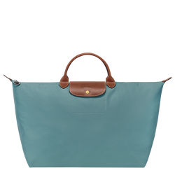 Le Pliage Original L Travel bag , Eucalyptus - Recycled canvas
