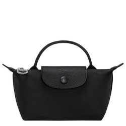 Le Pliage One Pouch , Black - Recycled canvas