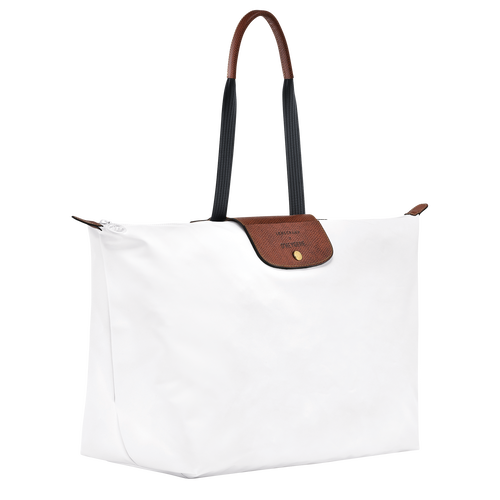Longchamp X D'heygere Reisetasche/Rucksack S, Weiss