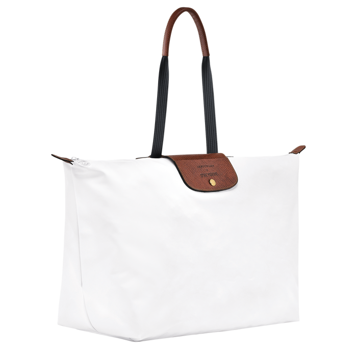 Longchamp X D'heygere Reisetasche/Rucksack S, Weiss