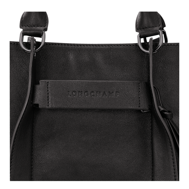 Borsa con manico L Longchamp 3D , Pelle - Nero  - View 6 of  6