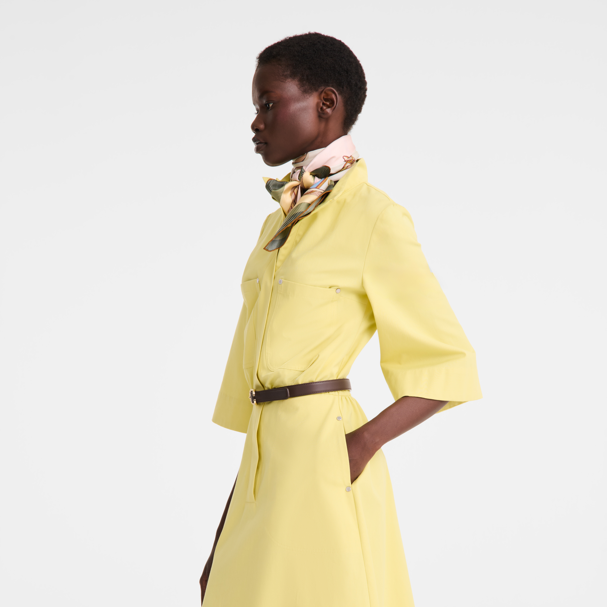 null Midi dress, Lime
