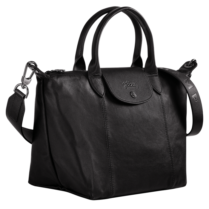 Top handle bag S Le Pliage Cuir Black (L1512757001) Longchamp GB