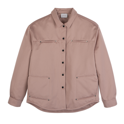 Hemd , Technischer Satin - Rosa Tee