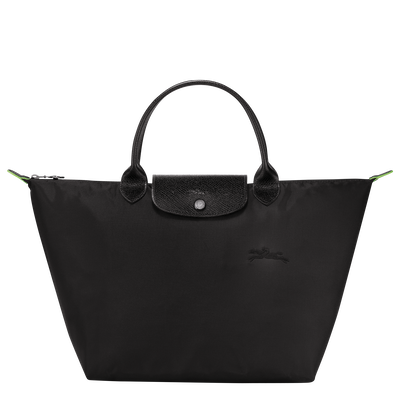 トップハンドルバッグ M ル プリアージュ® グリーン ブラック