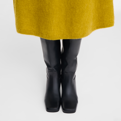 Absatzstiefel La Cavalière , Leder - Schwarz