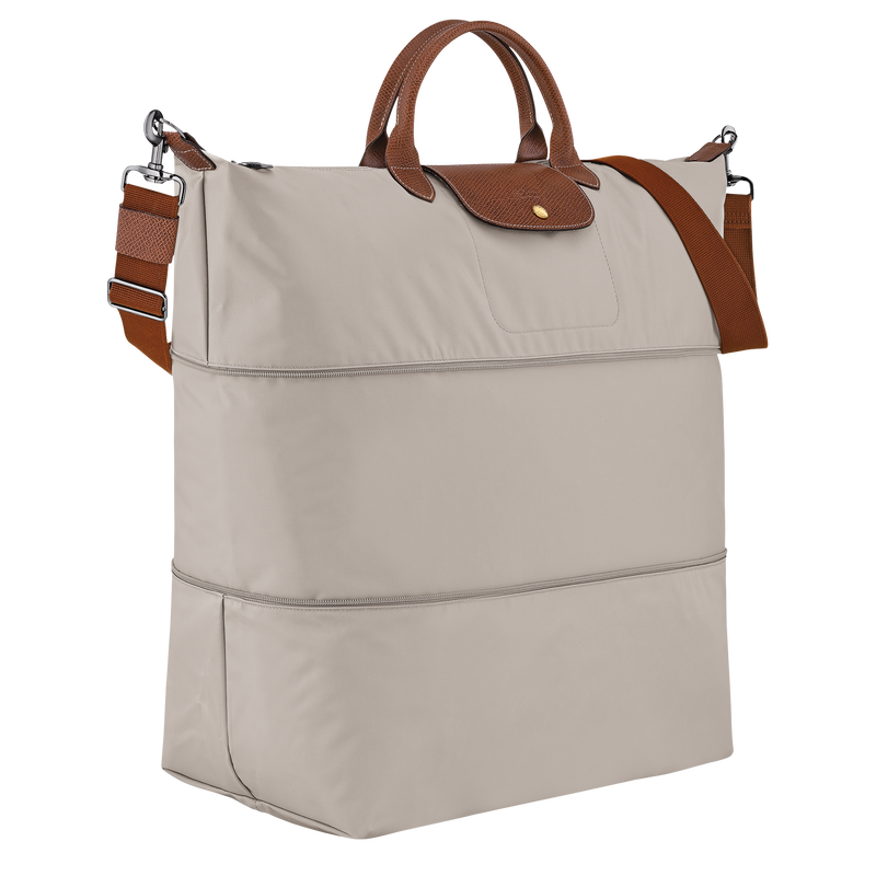 Le Pliage Original Travel bag expandable , Pebble - Recycled canvas  - View 2 of 7