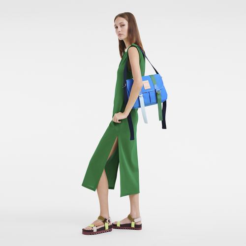 Le Pliage Re-Play Umhängetasche L, Blau