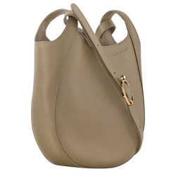 Le Foulonn&eacute; S Crossbody bag , Lichen - Leather