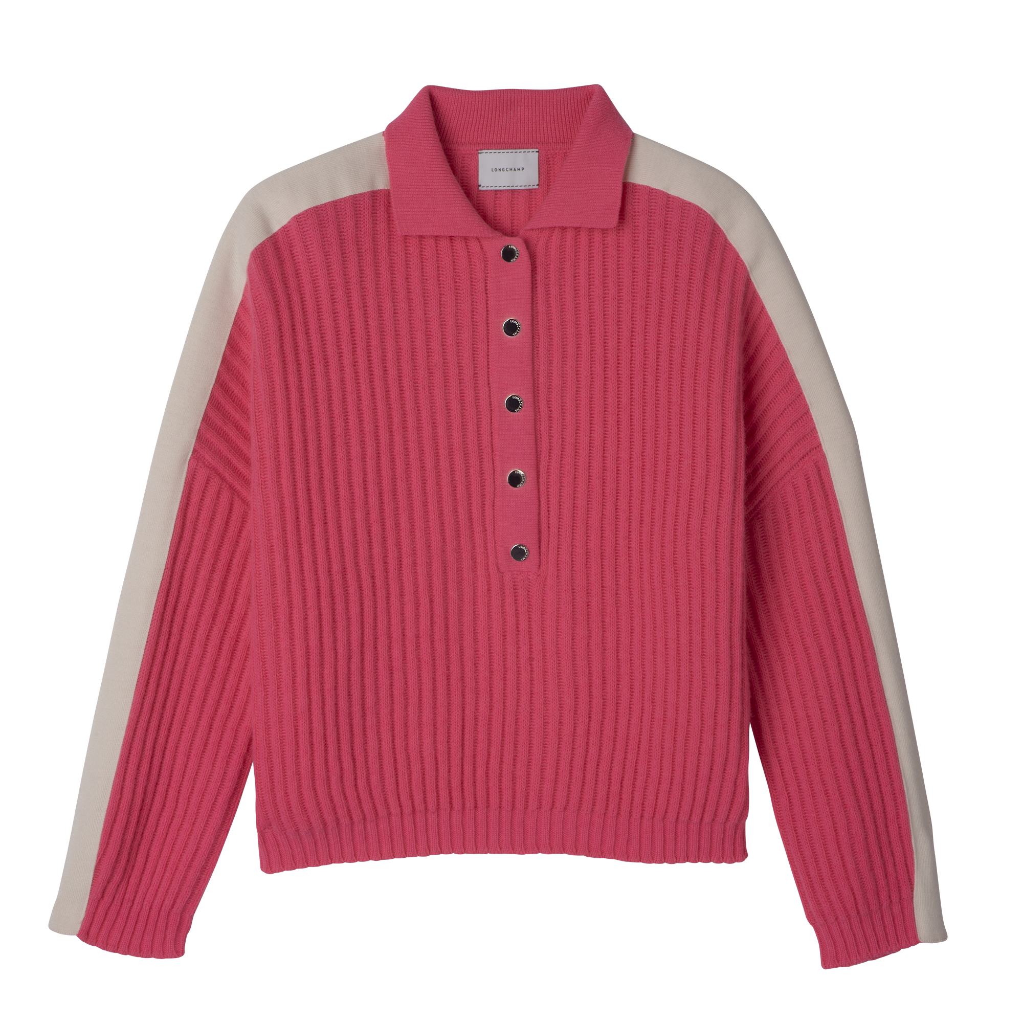 Polo collar jumper, Pink - View 1 of
5 - zoom in null Polo collar jumper, Pink