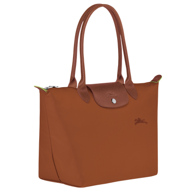 Le Pliage Green Tote bag M, Cognac