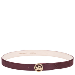 Archive Ladies' belt , Burgundy - Leather