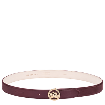 Ceinture Femme Archive , Cuir - Bordeaux