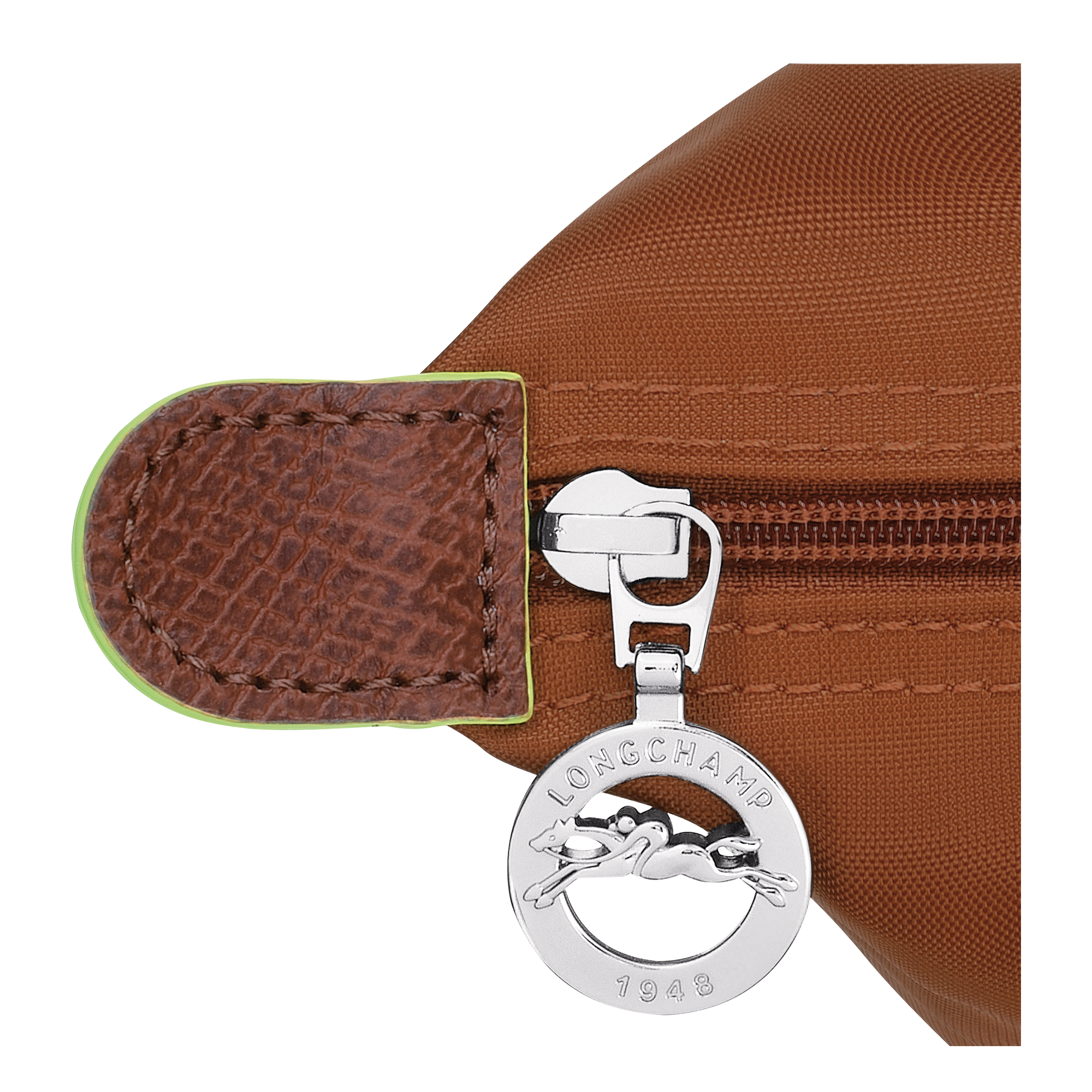 Le Pliage Green 肩揹袋 M, 白蘭地酒色