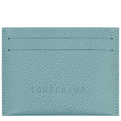 Le Foulonné Card holder , Eucalyptus - Leather