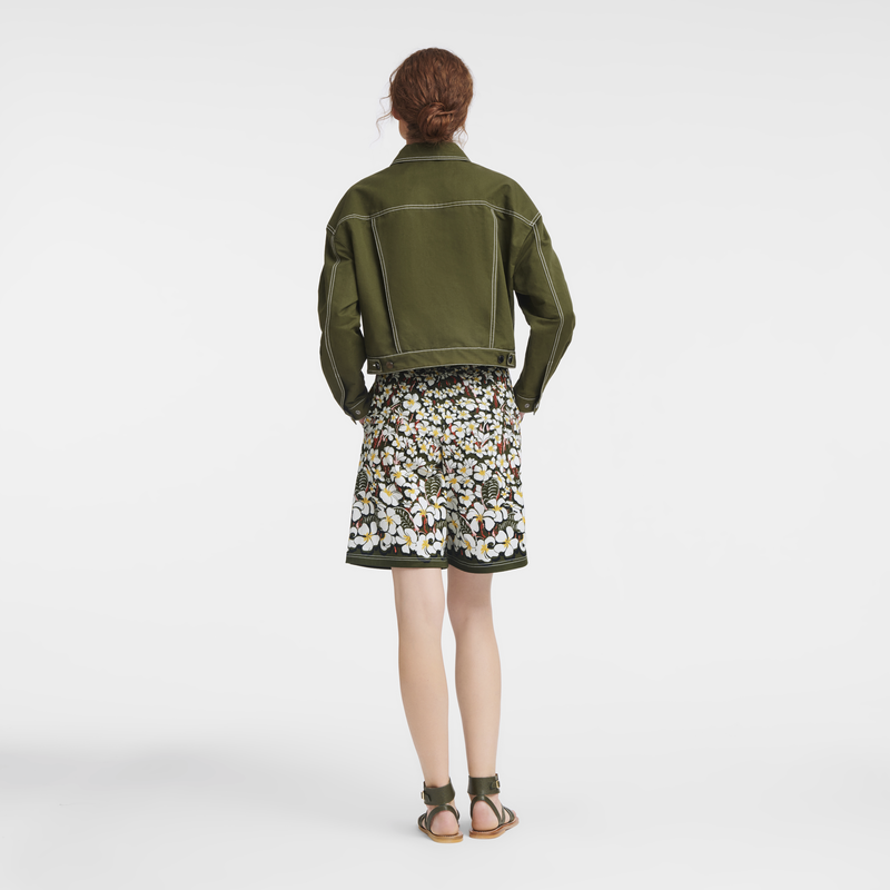 Jacket Khaki - Gabardine | Longchamp HK
