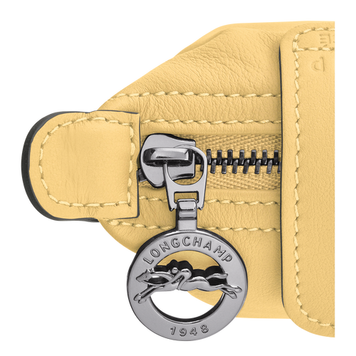 Portemonnaie Le Pliage Xtra , Leder - Weizengelb - Ansicht 3 von 3