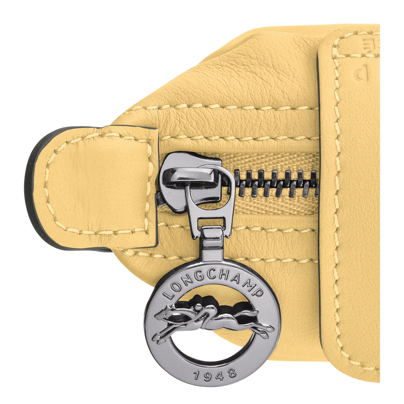 Portemonnaie Le Pliage Xtra , Leder - Weizengelb  - Ansicht 3 von 3