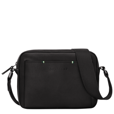 Longchamp sur Seine Camera bag , Black - Leather