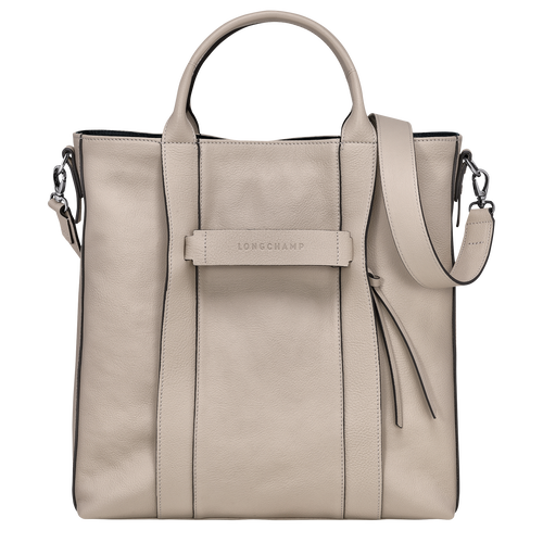 Shopping bag L Longchamp 3D , Pelle - Argilla - View 1 of  5